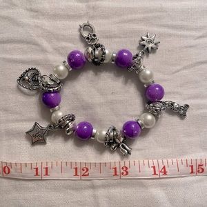 💎 stretch purple bracelet 💎